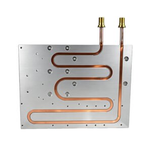 Water-Cooled Plate with Pressed Tubes